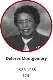 As president, Soror Montgomery oversaw the 1984 Jabberwock and the initiation of 12 new members.